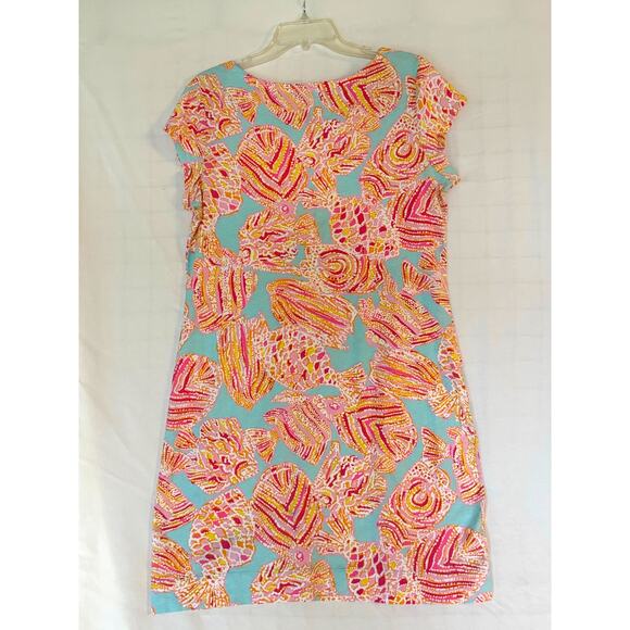 Lilly Pulitzer Loren Dress L Tini Bikini Print Short Sleeve - Picture 2 of 9